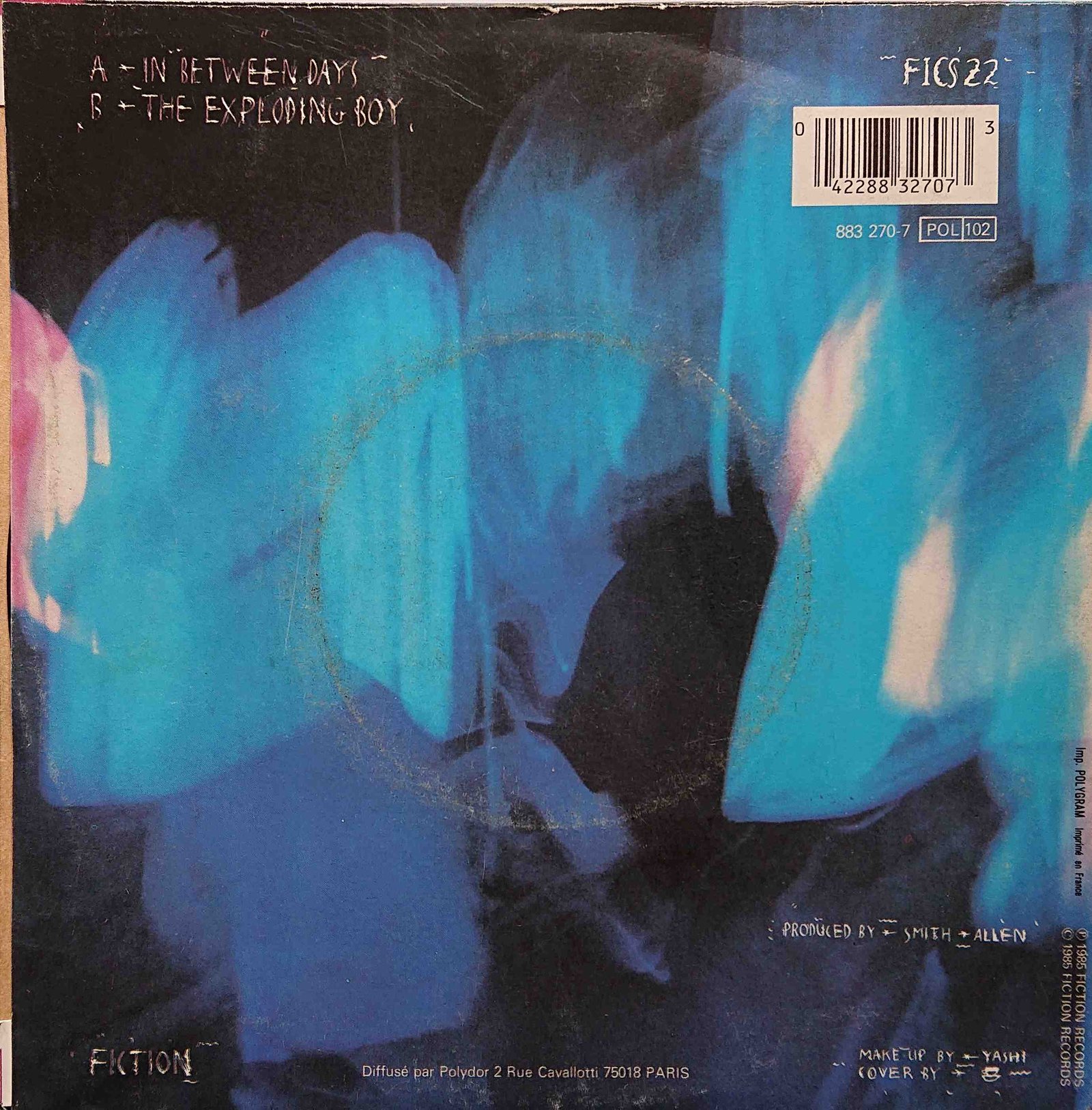 FICS 22 In between days The Cure   Back cover of FICS 22